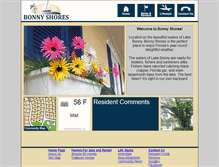 Tablet Screenshot of bonnyshores.com